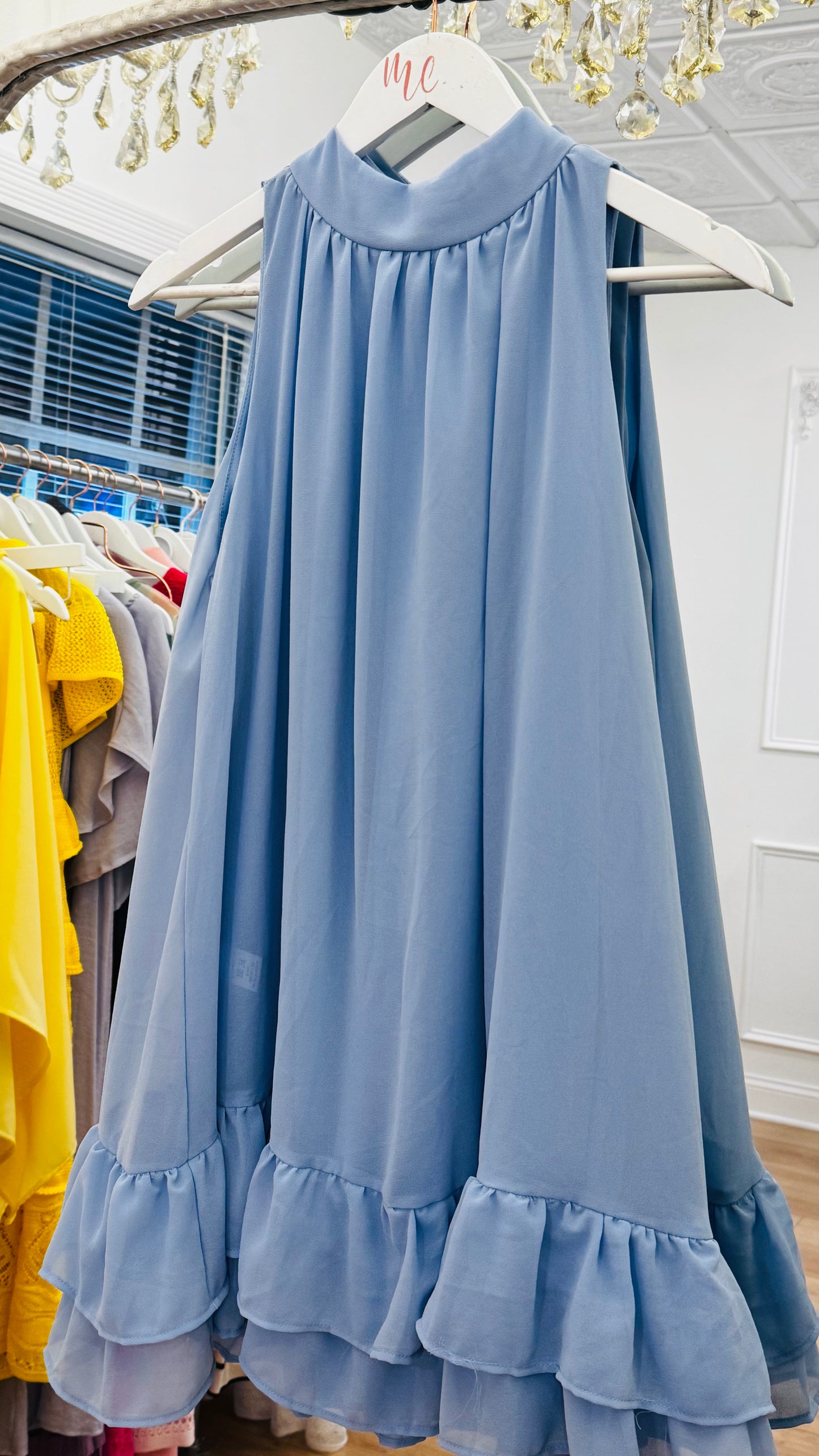 Kelli Blue Flow Dress