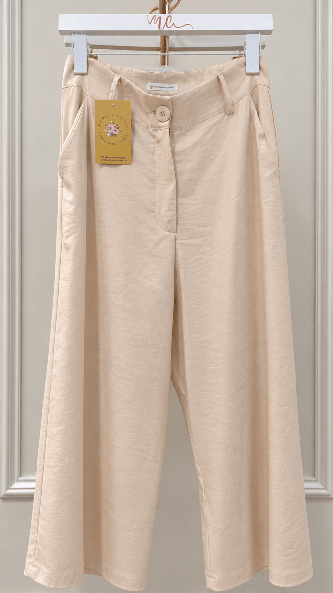 Amalfi Linen Blend Pants - Madmoizelle Closet