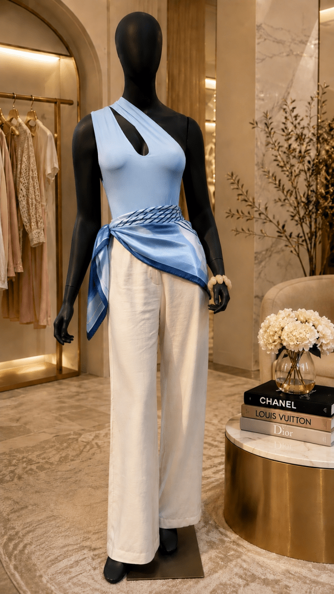 Amalfi Linen Blend Pants - Madmoizelle Closet