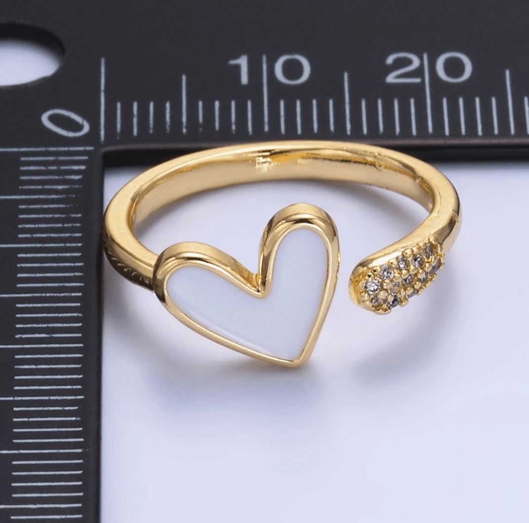 Amour Heart Ring - Madmoizelle Closet