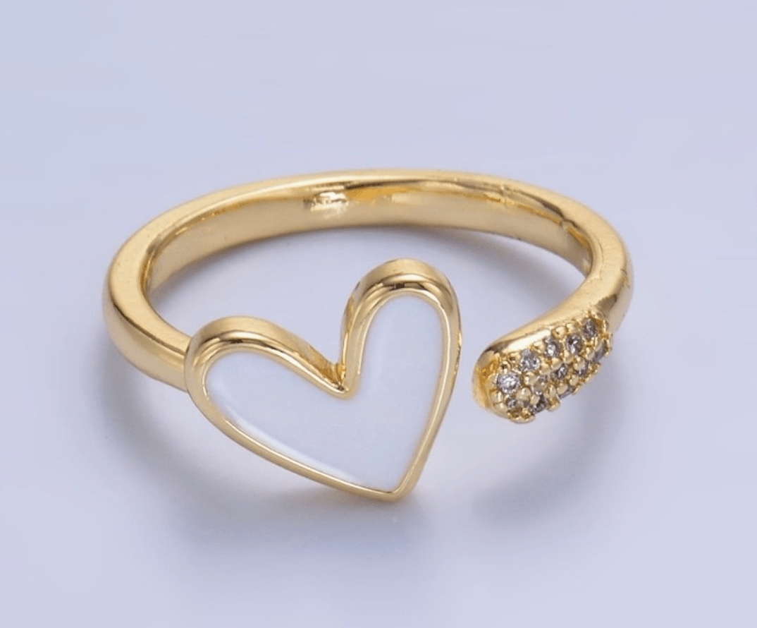 Amour Heart Ring - Madmoizelle Closet