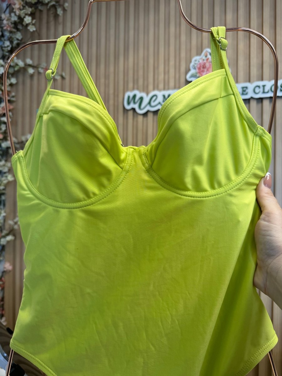 ANGELICA LIME SWIMSUIT - Madmoizelle Closet