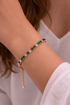 Angelina 18k Filed Bracelet - Madmoizelle Closet