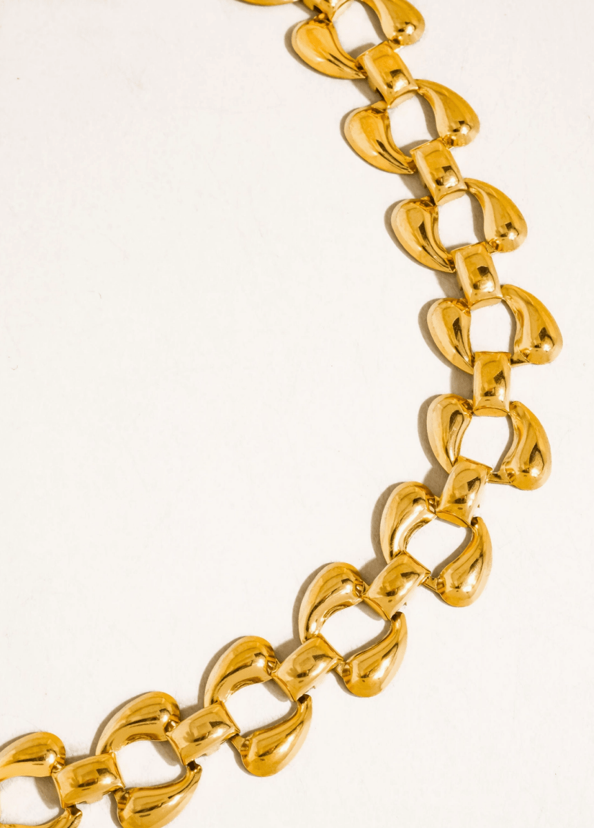 Bold Gold Chain Link Necklace - Madmoizelle Closet