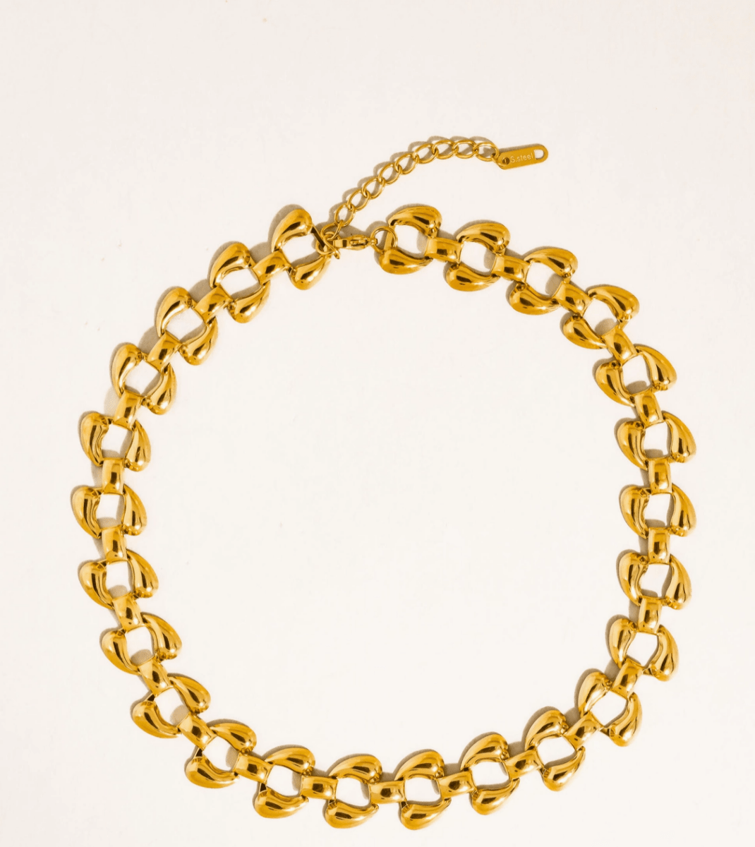 Bold Gold Chain Link Necklace - Madmoizelle Closet