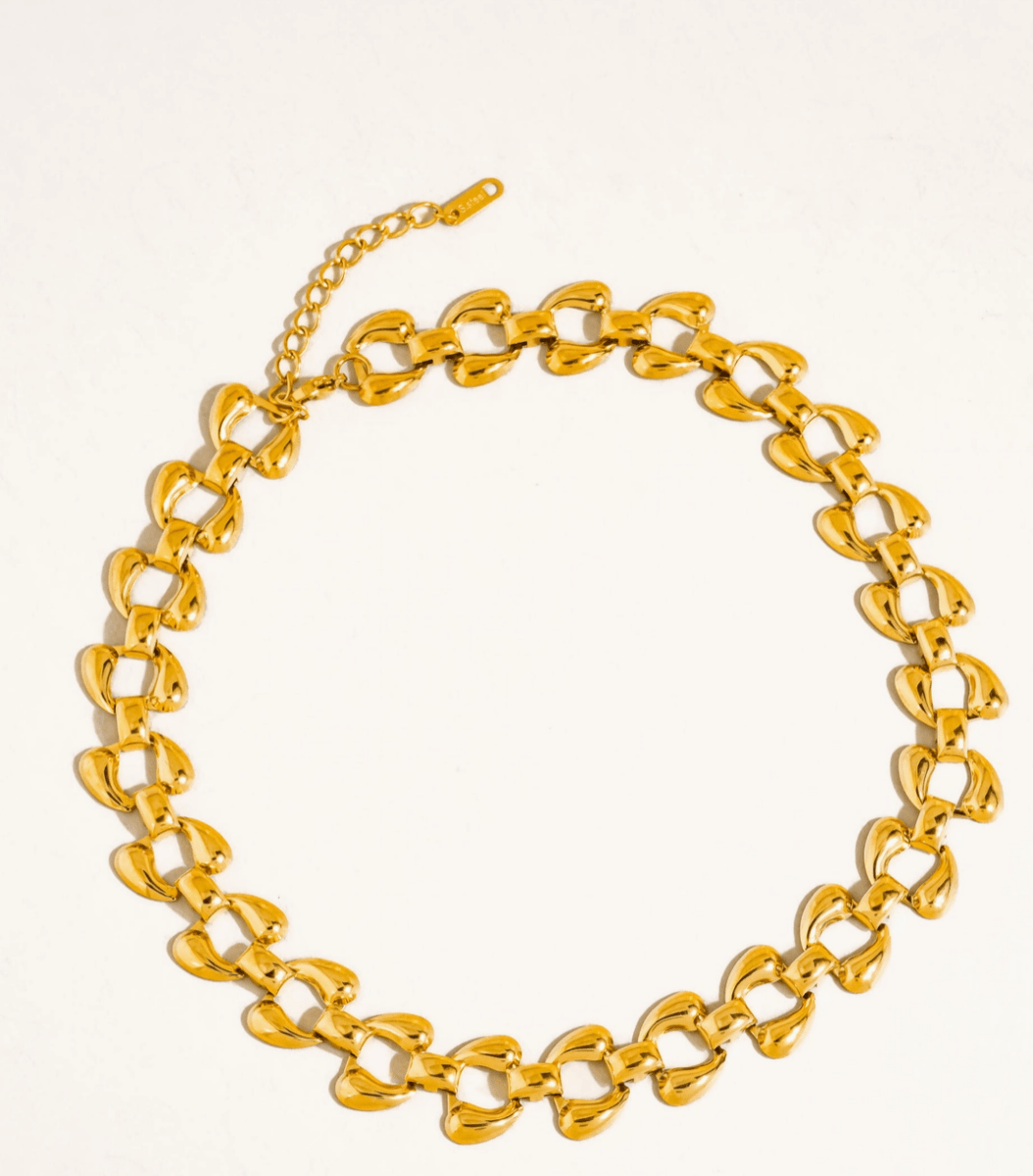 Bold Gold Chain Link Necklace - Madmoizelle Closet