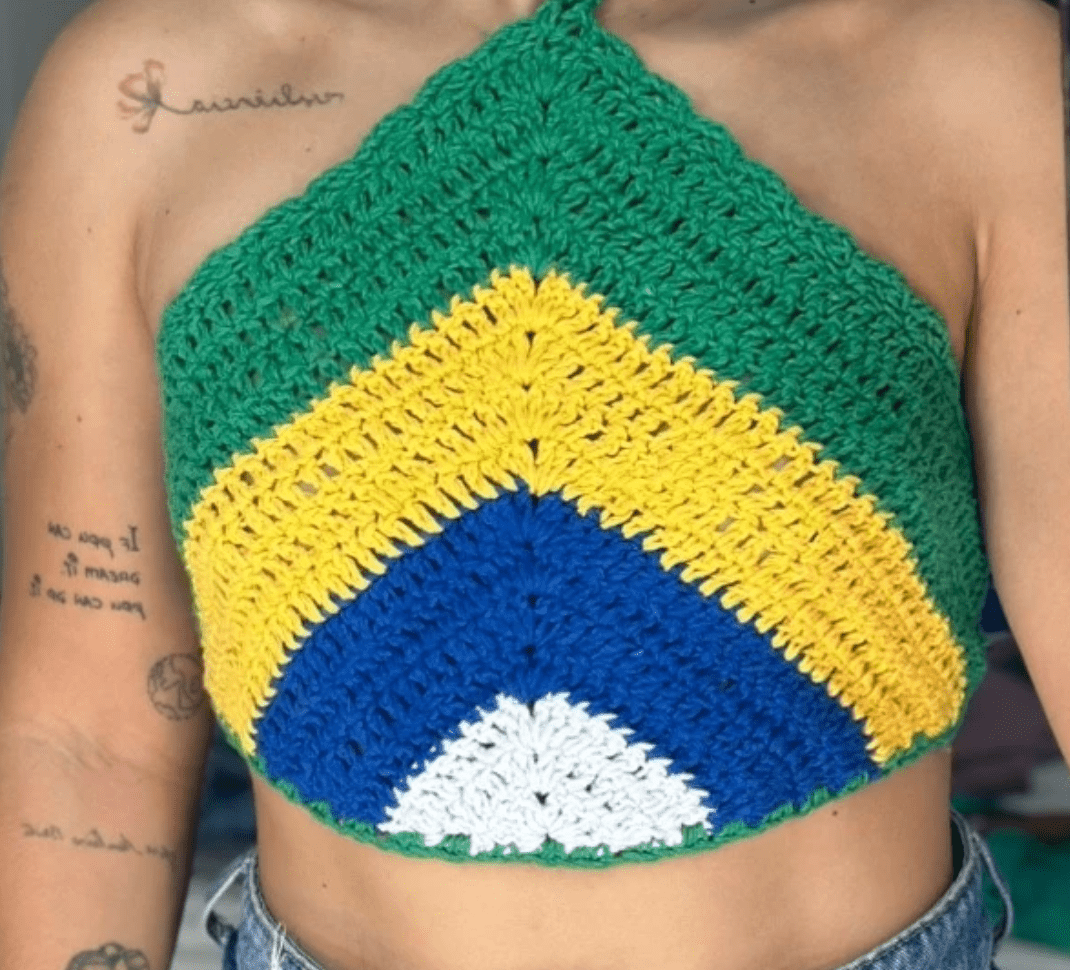 Brazil Crochet Halter Top - Madmoizelle Closet