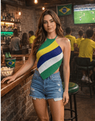 Brazil Crochet Halter Top - Madmoizelle Closet