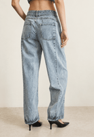 Cecilia Embellished Denim Pants - Madmoizelle Closet