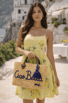 Ciao Bella Handwoven Moroccan Basket - Madmoizelle Closet