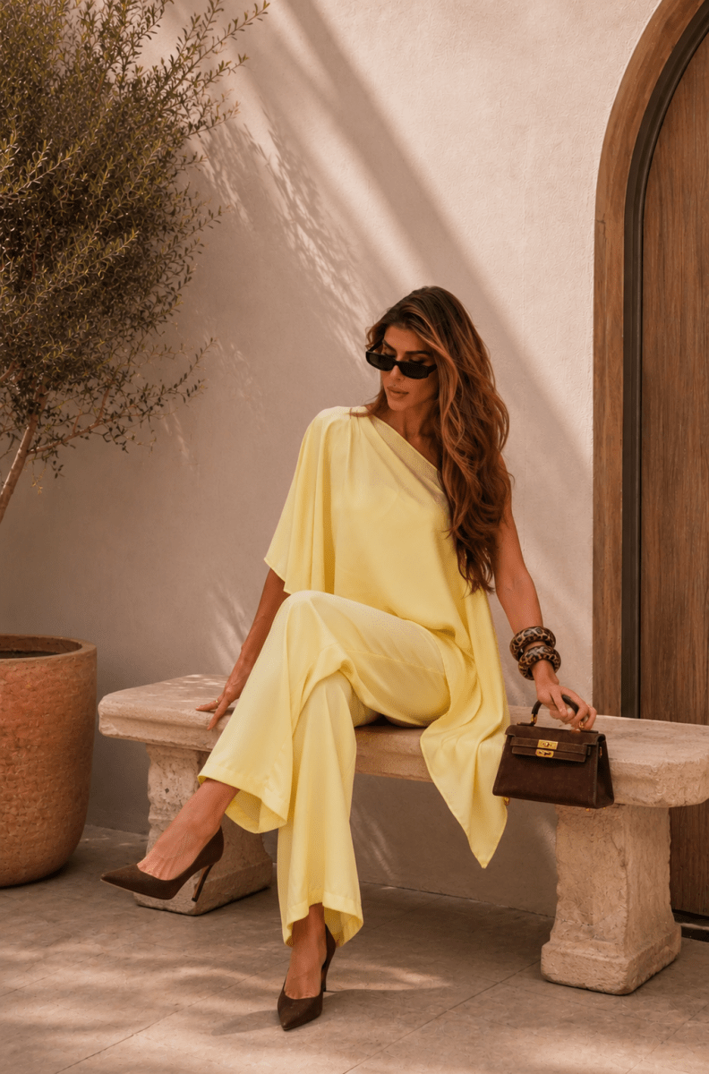 Clarissa Yellow Set - Madmoizelle Closet