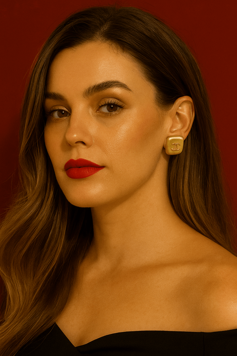 Coco 18k Filed Earring - Madmoizelle Closet