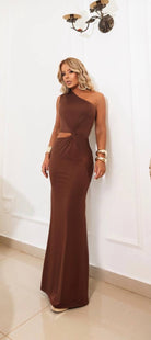 Cocoa Twist Mermaid Dress, front view