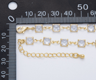 Crystal Drop Lariat Necklace - Madmoizelle Closet