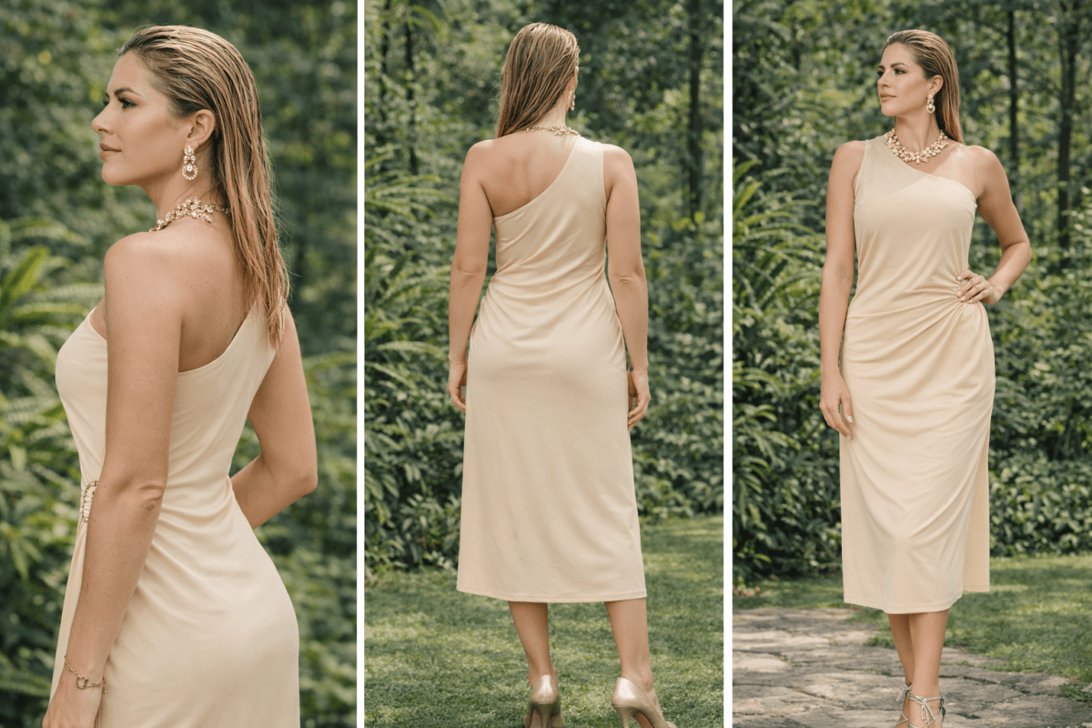 Edi Biege Dress - Madmoizelle Closet