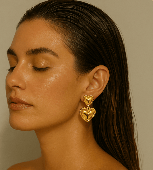 Elaine 18K Gold Plated Earring - Madmoizelle Closet