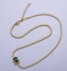 Emerald Grace Choker Necklace - Madmoizelle Closet