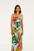 FARM Rio Birdsong Tropical Maxi Dress - Madmoizelle Closet