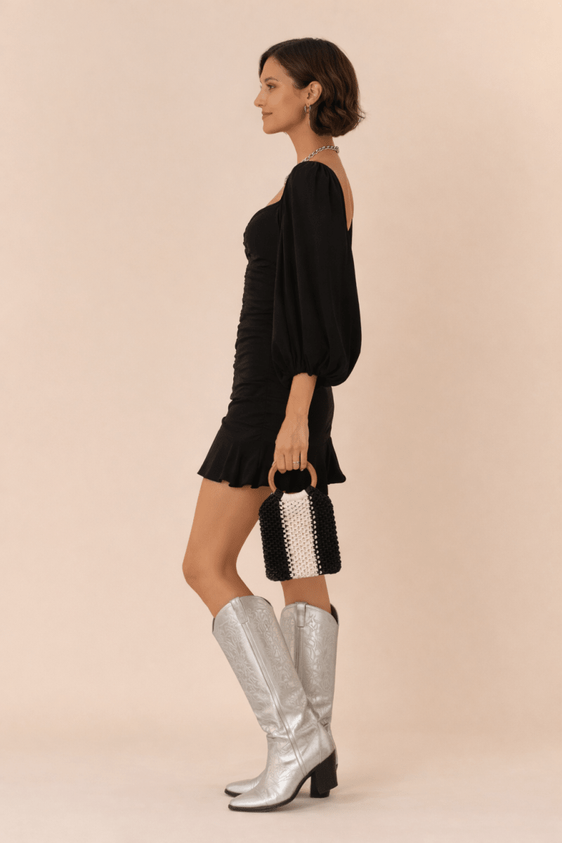FARM RIO Black Dress - Madmoizelle Closet