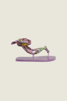FARM Rio- Jelly Scarf Flat Sandal Purple - Madmoizelle Closet