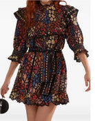FARM Rio Jujus Garden Ruffled Mini Dress - Madmoizelle Closet