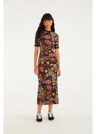 FARM Rio Lili Floral Midi Dress - Madmoizelle Closet
