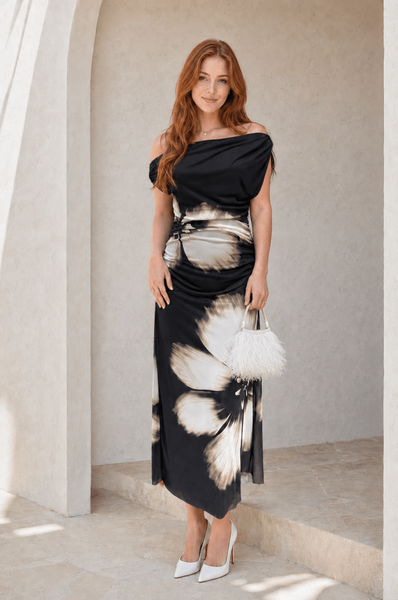 FARM Rio Maya Tulle Maxi Dress - Madmoizelle Closet