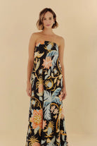 FARM RIO Namalfi Printed Maxi Dress - Madmoizelle Closet