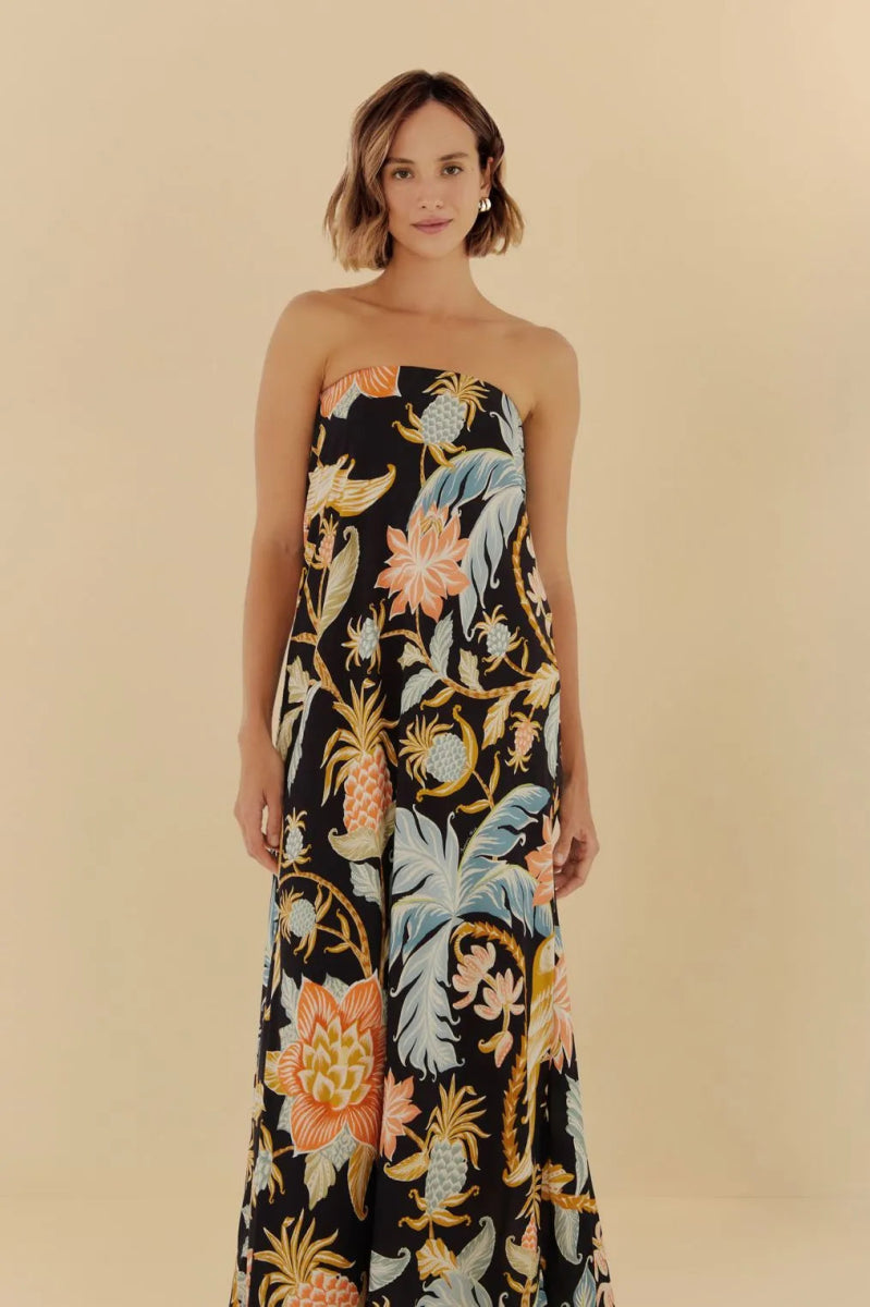 FARM RIO Namalfi Printed Maxi Dress - Madmoizelle Closet