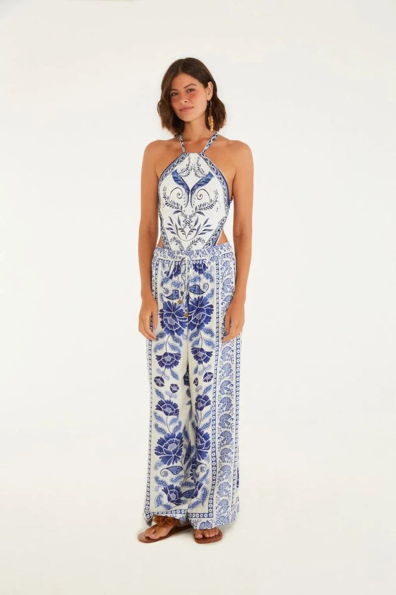 FARM Rio Nina Printed Bodysuit - Madmoizelle Closet