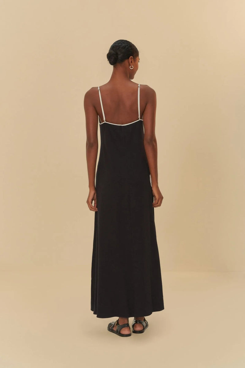 FARM RIO Palm Tree Maxi Dress - Madmoizelle Closet