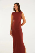 FARM Rio Ribbed Cropped Dress - Madmoizelle Closet