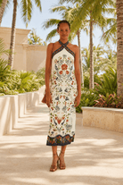 FARM Rio Strawberry Dream Printed Midi Dress - Madmoizelle Closet