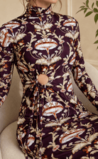 FARM Rio Sweet Mushroom Cut-Out Maxi Dress - Madmoizelle Closet