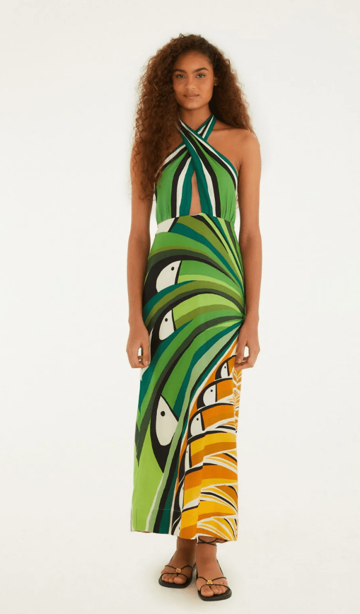 FARM RIO toucan tree print Dress - Madmoizelle Closet
