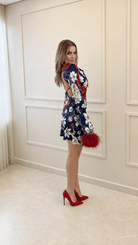 Farm Rio Vera Open-Back Mini Dress - Madmoizelle Closet