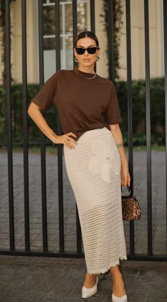 Fleur Crochet Maxi - Madmoizelle Closet