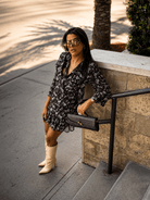 Floral Ruffle Mini Dress - Madmoizelle Closet