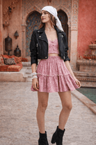Floral Smocked Two - Piece Set - Madmoizelle Closet