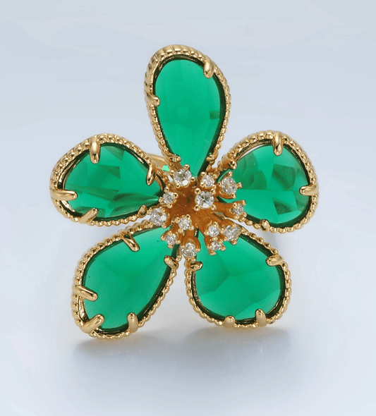 Fower 24K Gold Filled Ring - Madmoizelle Closet