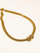 Gold Knot Necklace - Madmoizelle Closet