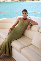 Ibiza Olive Mermaid Dress - Madmoizelle Closet