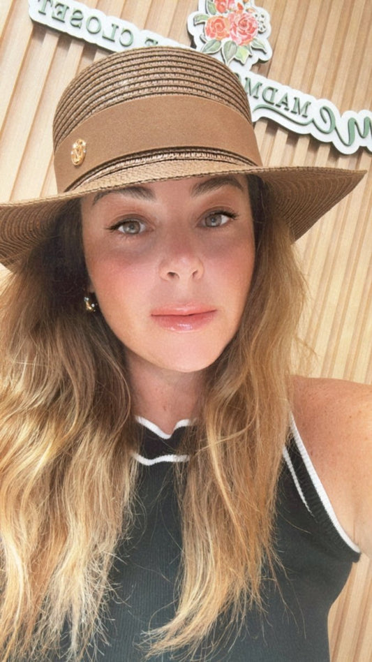 Isabella Straw Sun Hat - Madmoizelle Closet