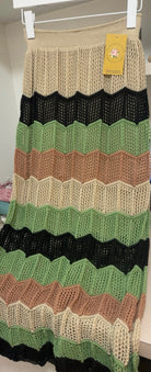 IZI Noir Knit Maxi Skirt - Madmoizelle Closet
