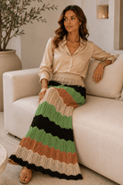 IZI Noir Knit Maxi Skirt - Madmoizelle Closet