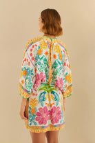 Jardim Tranquilo Mini Dress by FARM Rio - Madmoizelle Closet