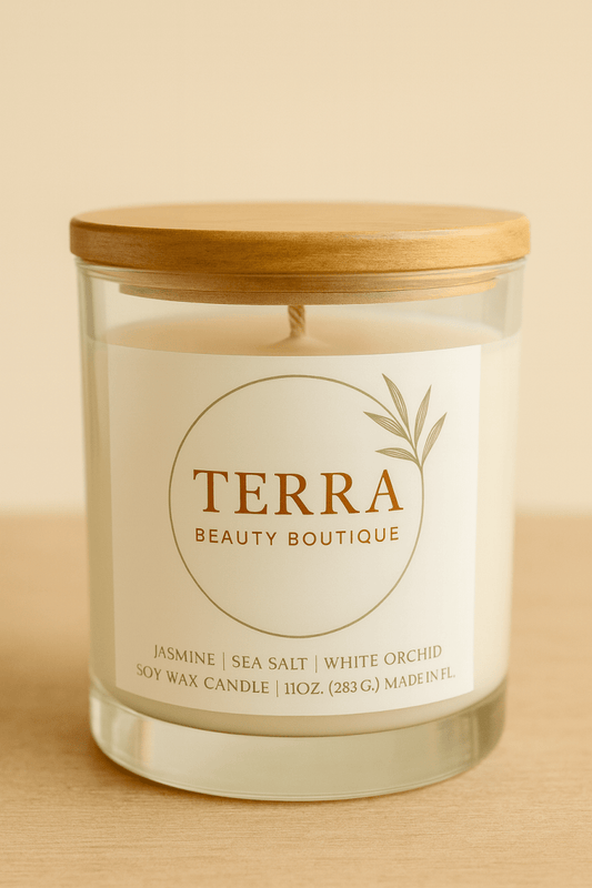 Jasmine, Sea Salt e Orchid Scented Candle - Madmoizelle Closet