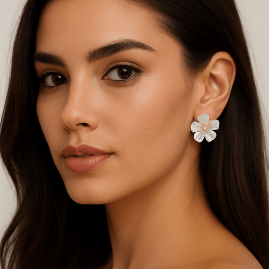 Lary Blossom 24K Gold Filled Earring - Madmoizelle Closet