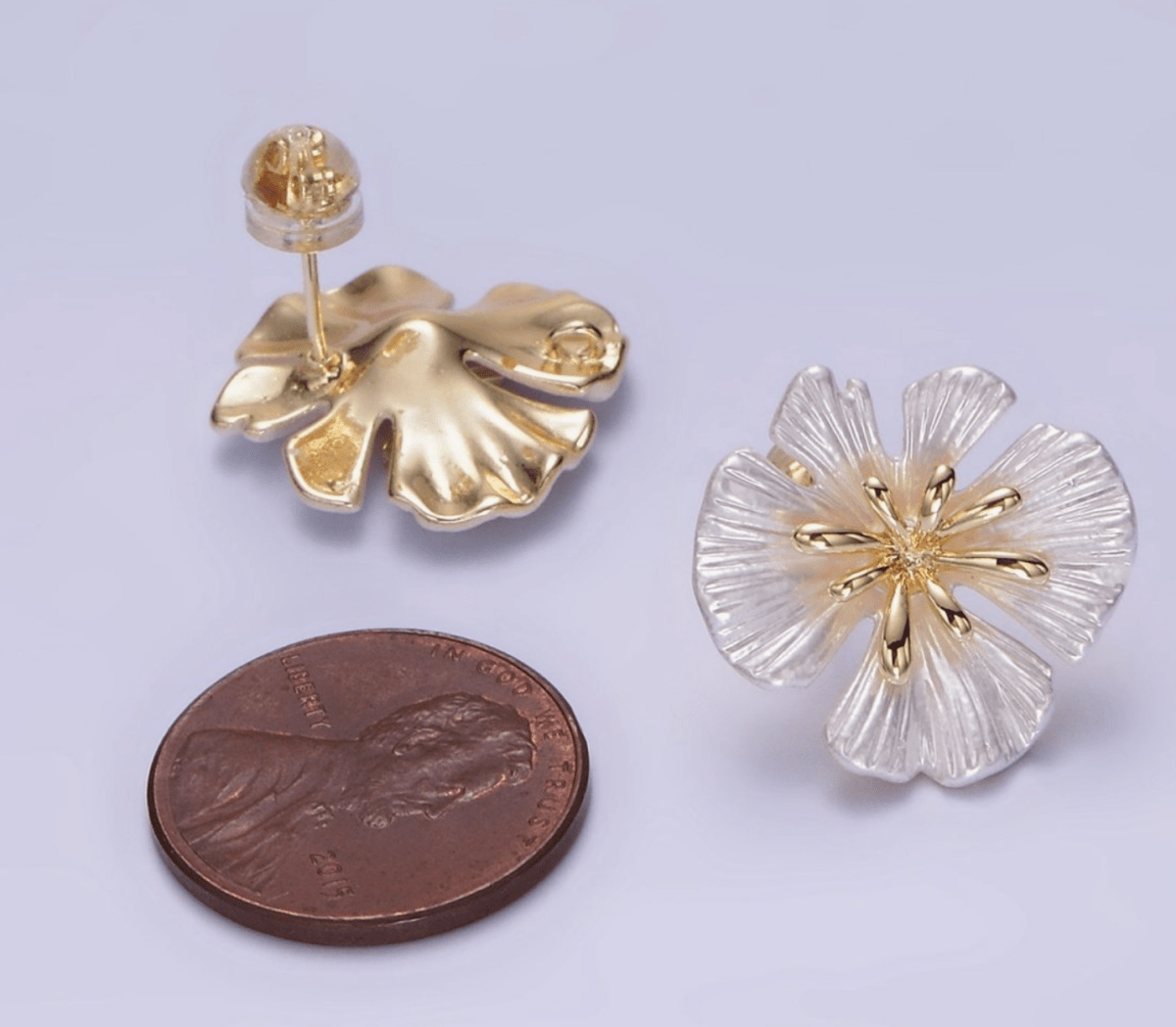 Lary Blossom 24K Gold Filled Earring - Madmoizelle Closet