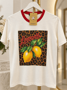 Limoncello Leopard Tee - Madmoizelle Closet